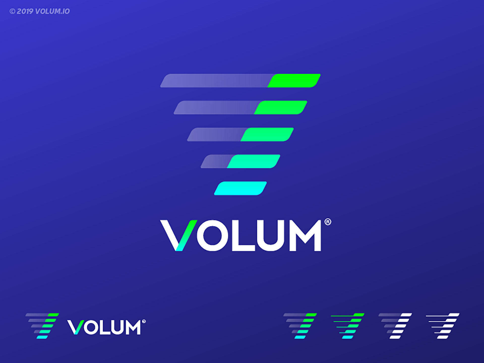 VOLUM  Logo Design accurate crypto gradients brand identity lettermark.jpg