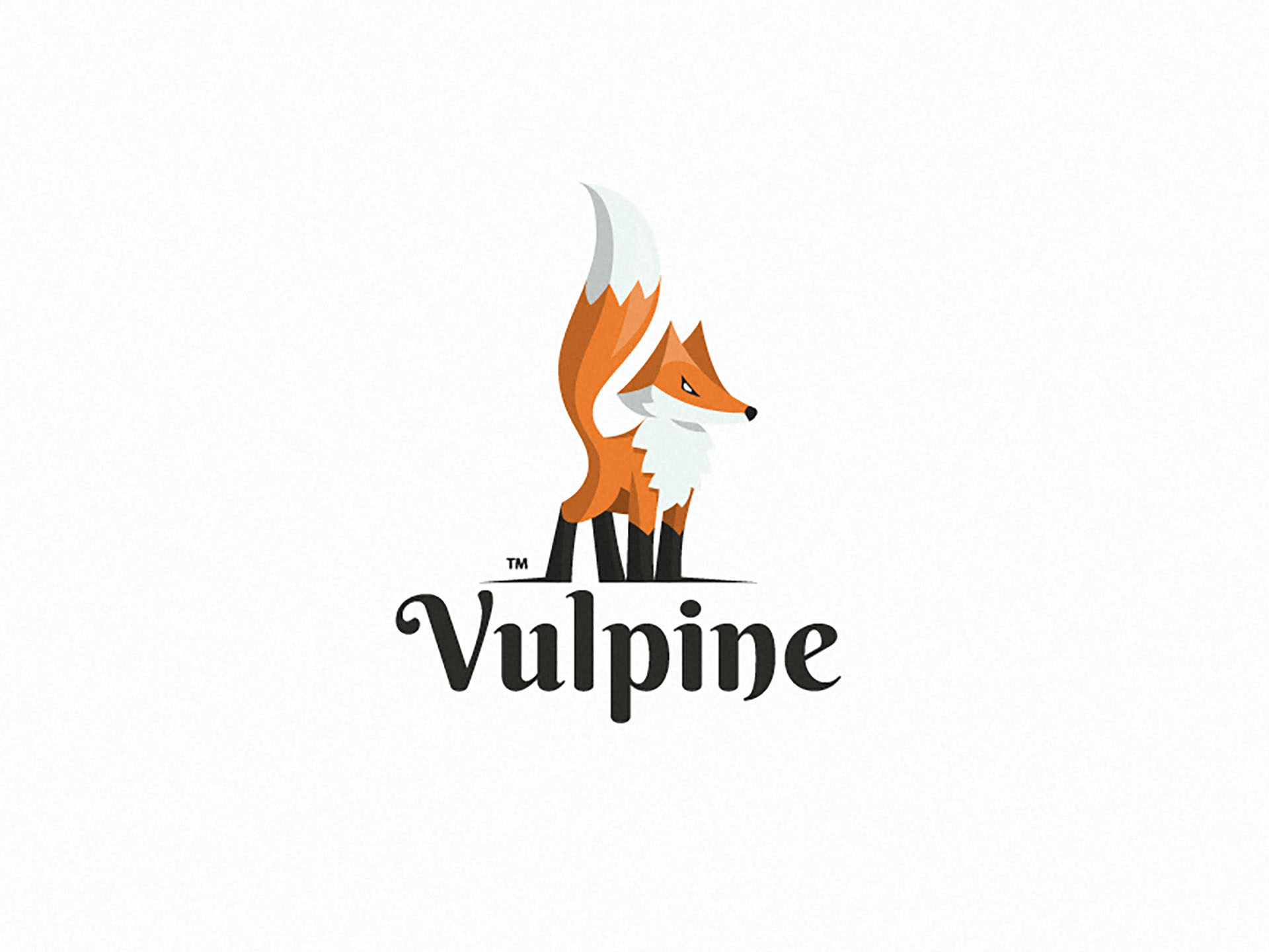 Vulpine  Logo Design vulpine fox orange brave logo icon mark pet masco.jpg