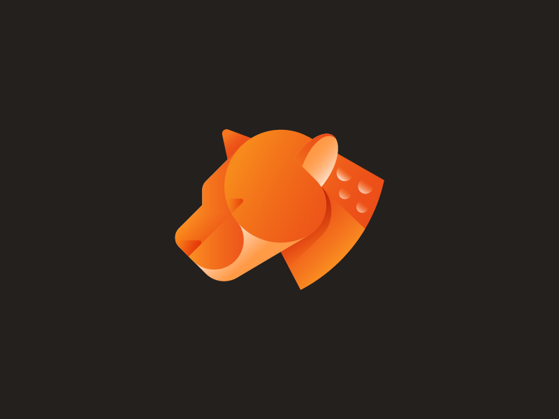 Cheetah symbol mark logo gradient leopard panther tiger cheetah animal.png