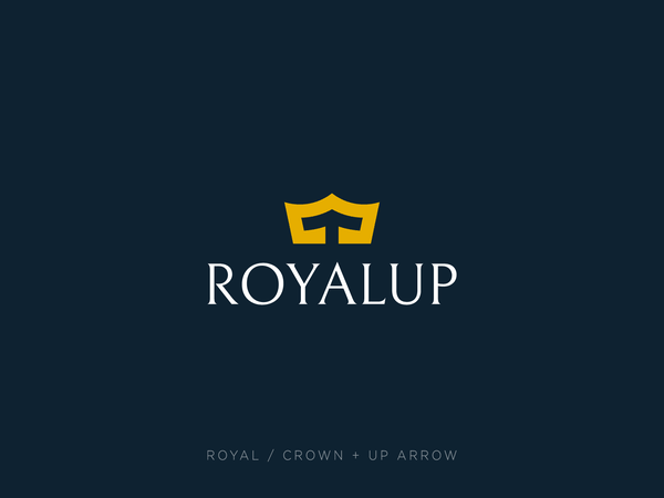 Crown + Up arrow branding negative space minimal ui identity mark symb.png