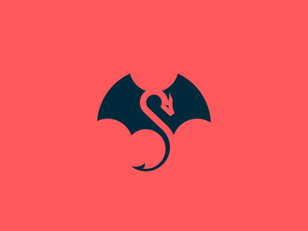 Dragon identity animal logo minimal symbol negative space illustration.png