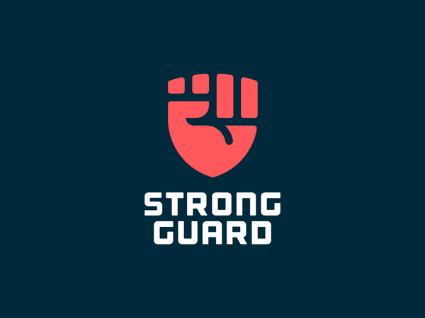 Fist + Shield fist ui design logomark illustration identity mark symbo.png