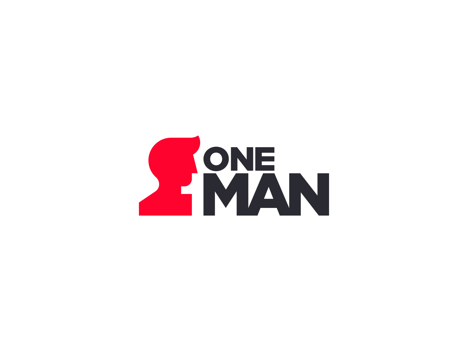 One Man 1 branding logomark illustration identity mark symbol logo cle.png