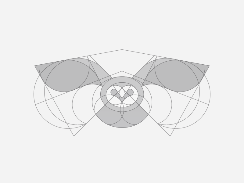 Owl Construction grid logo grid owl owl logo owl mark animal logo bird.png
