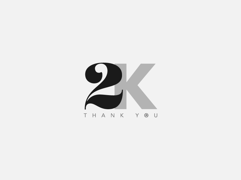 2k – THANK YOU! inspiration followers logotype dribbble trademark insp.jpg