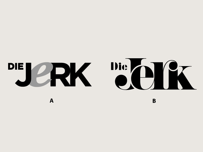 Die Jerk  Logotype poll typography logoinspiration wordmark logo word.jpg