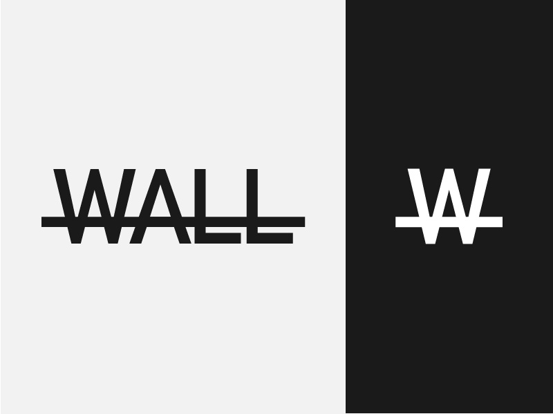 Logo Design WALL inspire monochrome logotype dribbble trademark brandi.jpg