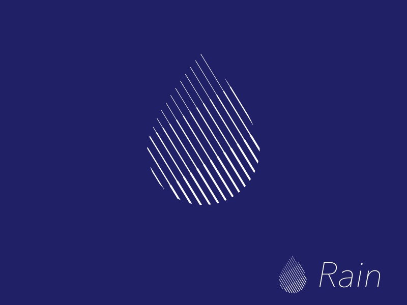 Rain Symbol Design inspire symbol rain dribbble brandidentity branding.jpg