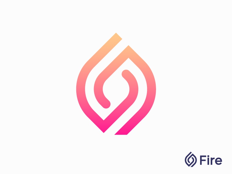 Fire logo concept for dating app  for sale  meeting logos gender meet.jpg