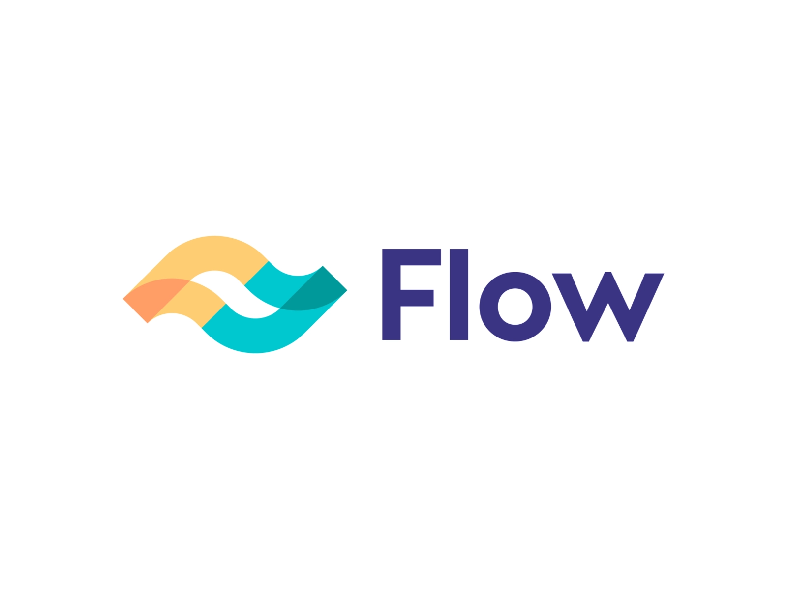 Flow logo concept  Finance company leaf nature fast speed trustworthy.webp
