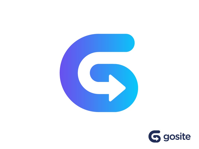 G + Arrow logo concept for business software  sold  moving motion dyna.jpg