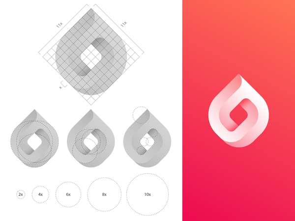 GridFriday 9  Infinite fire logo grid heart passion logos brand identi.webp