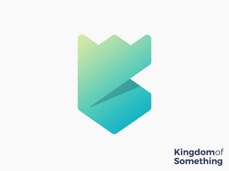 Kingdom of Something logo concept monogram creative art ribbon crest l.jpg