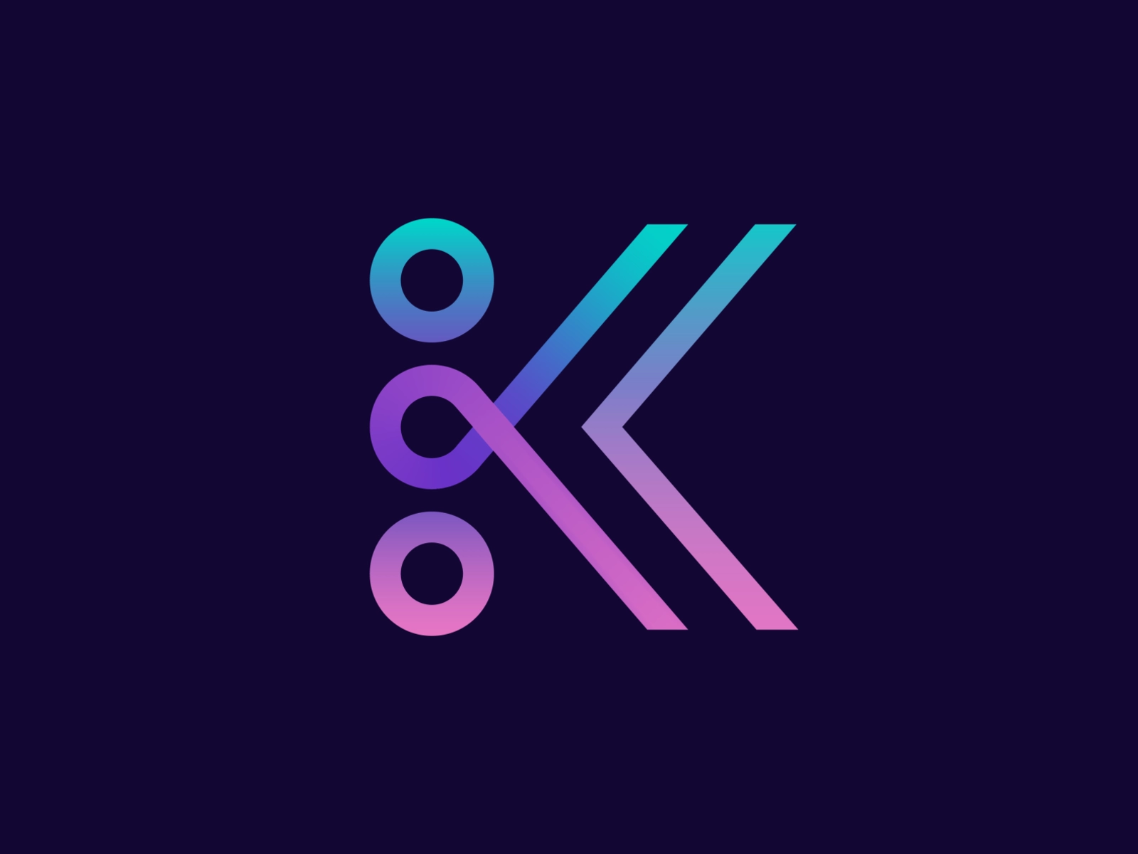 K monogram brands team collaboration line brand branding carazan vadim.webp