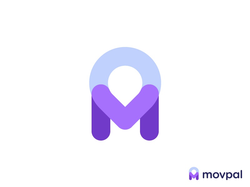 m + pin logo concept for moving house app  for sale  application conne.jpg