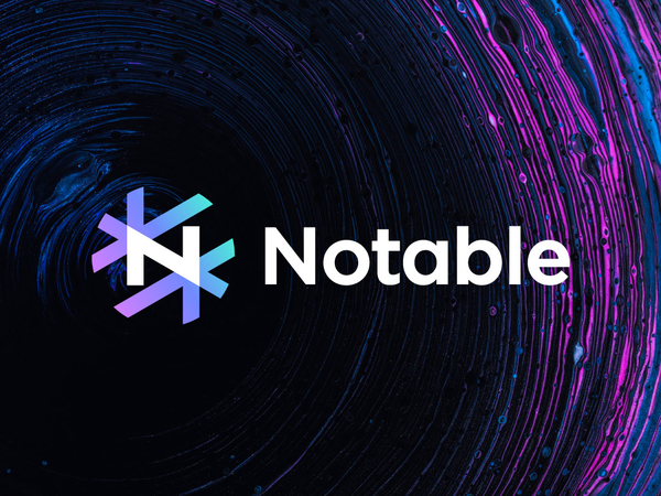 Notable logo on abstract background universe n letter news network glo.webp