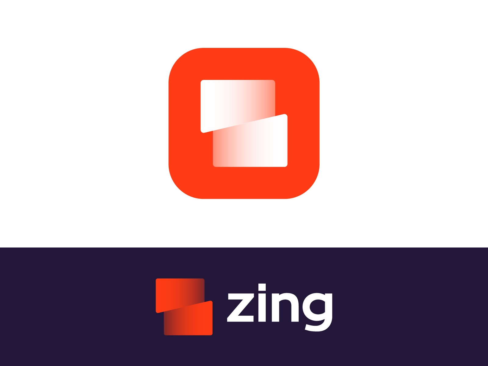 Zing logo concept  app that creates apps  for sale  bolt negative spac.jpg
