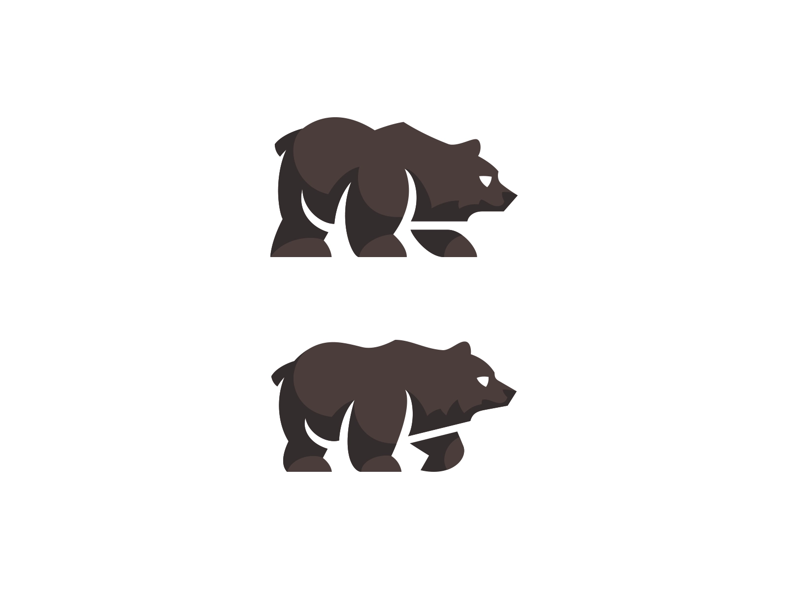 Bear Logomark wildlife illustration kreatank logo animal logo teddy gr.webp