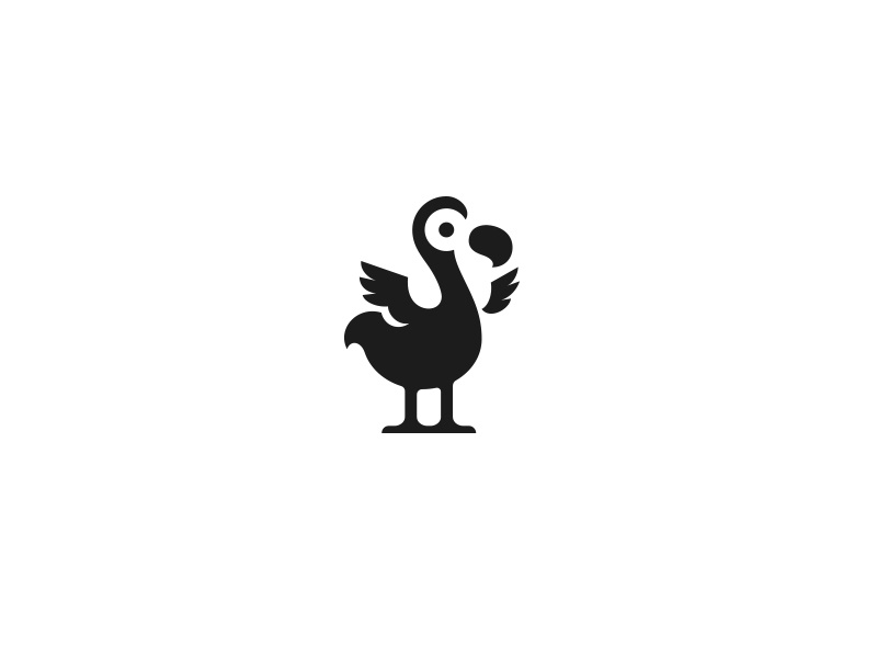 Dodo kreatank creative cute logo negative space bird dodo.jpg