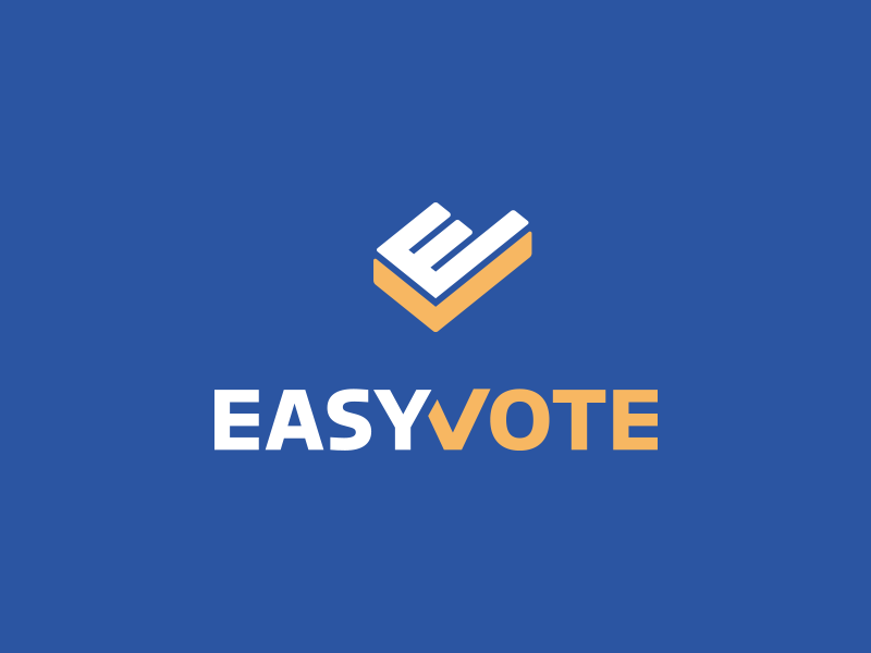 EasyVote e-vote ev kreatank monogram branding brand identity letter ma.png