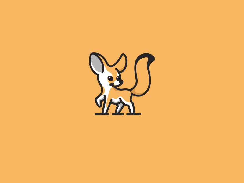 Fennec fox sweet kreatank playful cute character logo mascot fox fenne.jpg