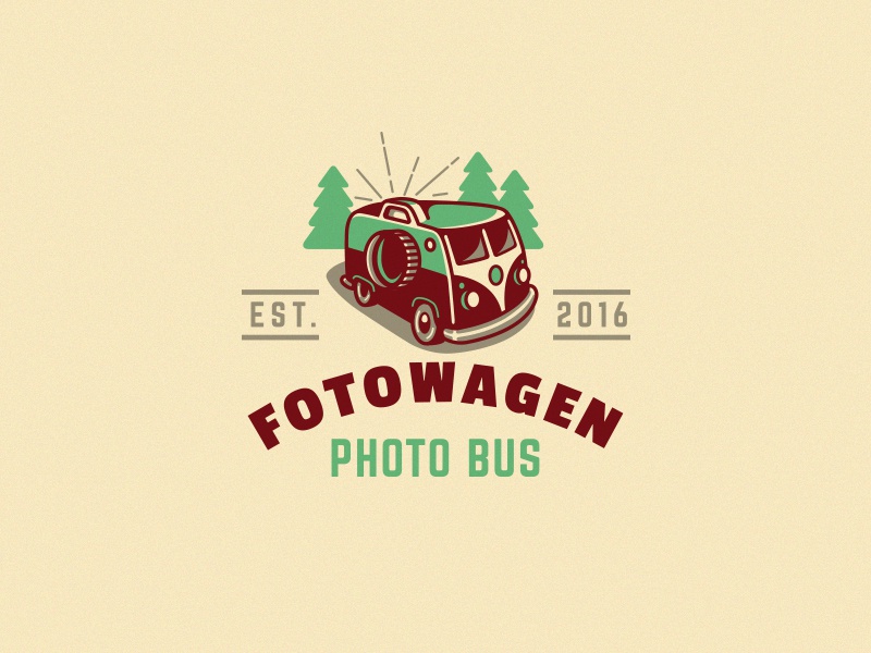 FotoWagen photo booth creative kreatank emblem logo retro vintage volk.jpg