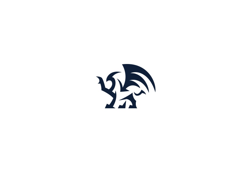 Griffin mythical creature eagle lion graphic designer logo designer bo.jpg