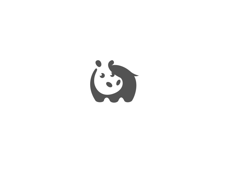 Hippo simple creative kreatank mark cute logo negative space hippo.jpg