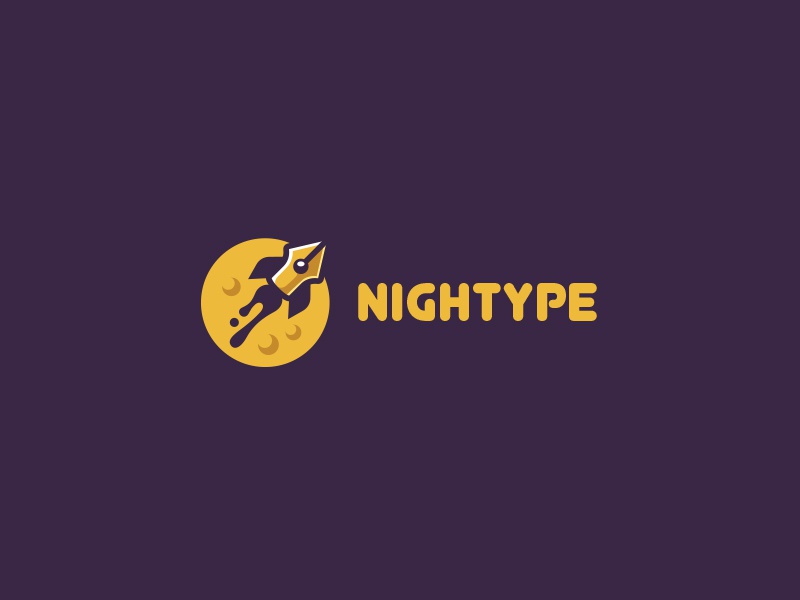 Nightype kreatank flat creative moon logo type fountain pen rocket.jpg