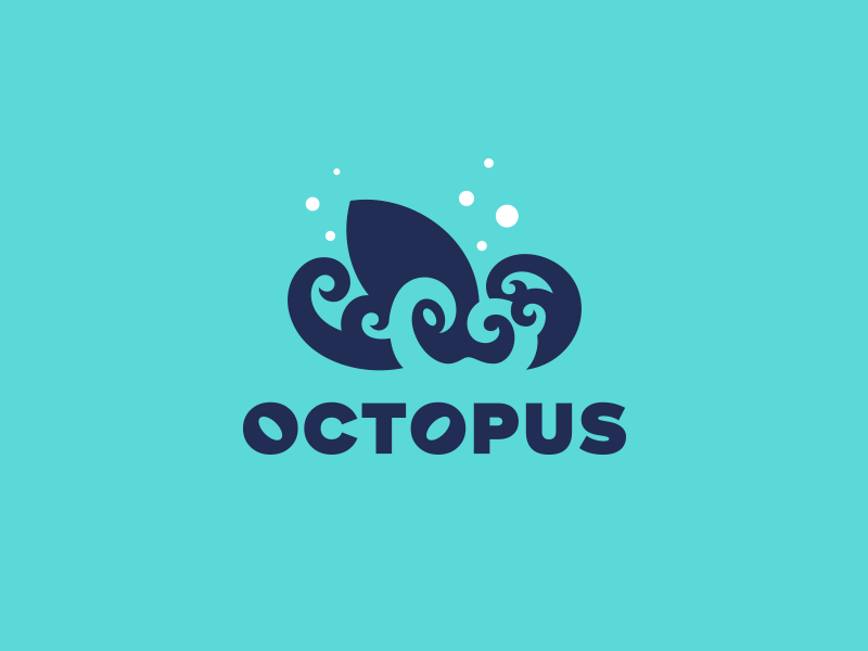 Octopus kreatank creative spirals blue illustration bubbles water sea.png