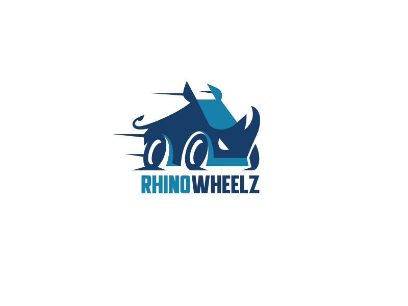 Rhino Wheelz kreatank creative flat illustration race service auto car.jpg