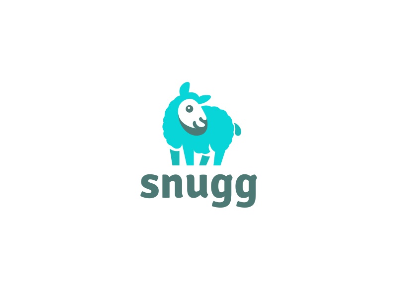 Snugg sheep kreatank creative playful cute flat negative space logo sh.jpg