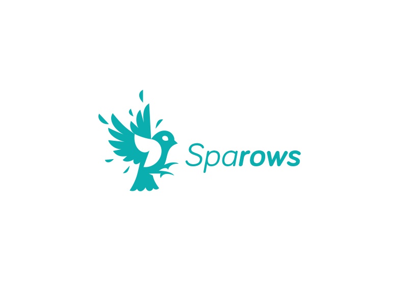 Sparows creative kreatank bird design spa logo sparrow.jpg