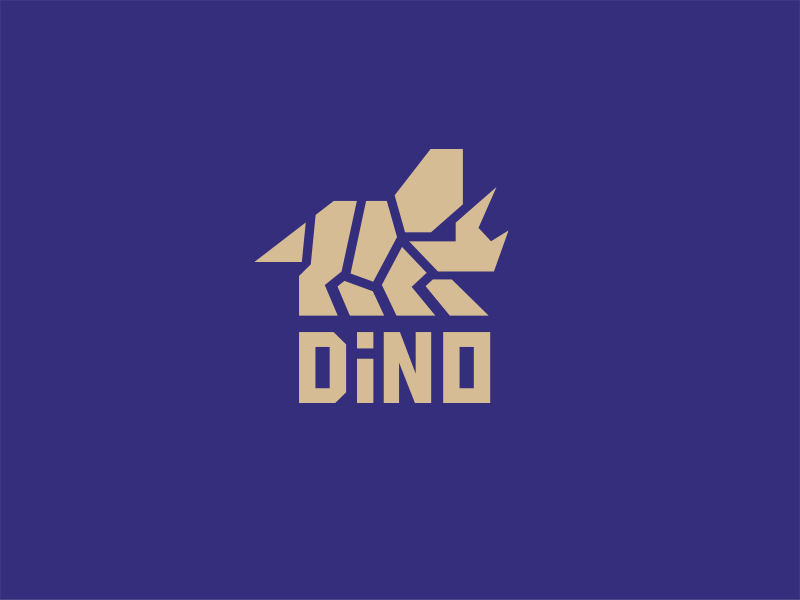 Triceratops Dino logo logomark logotype kreatank geometric strong bold.png