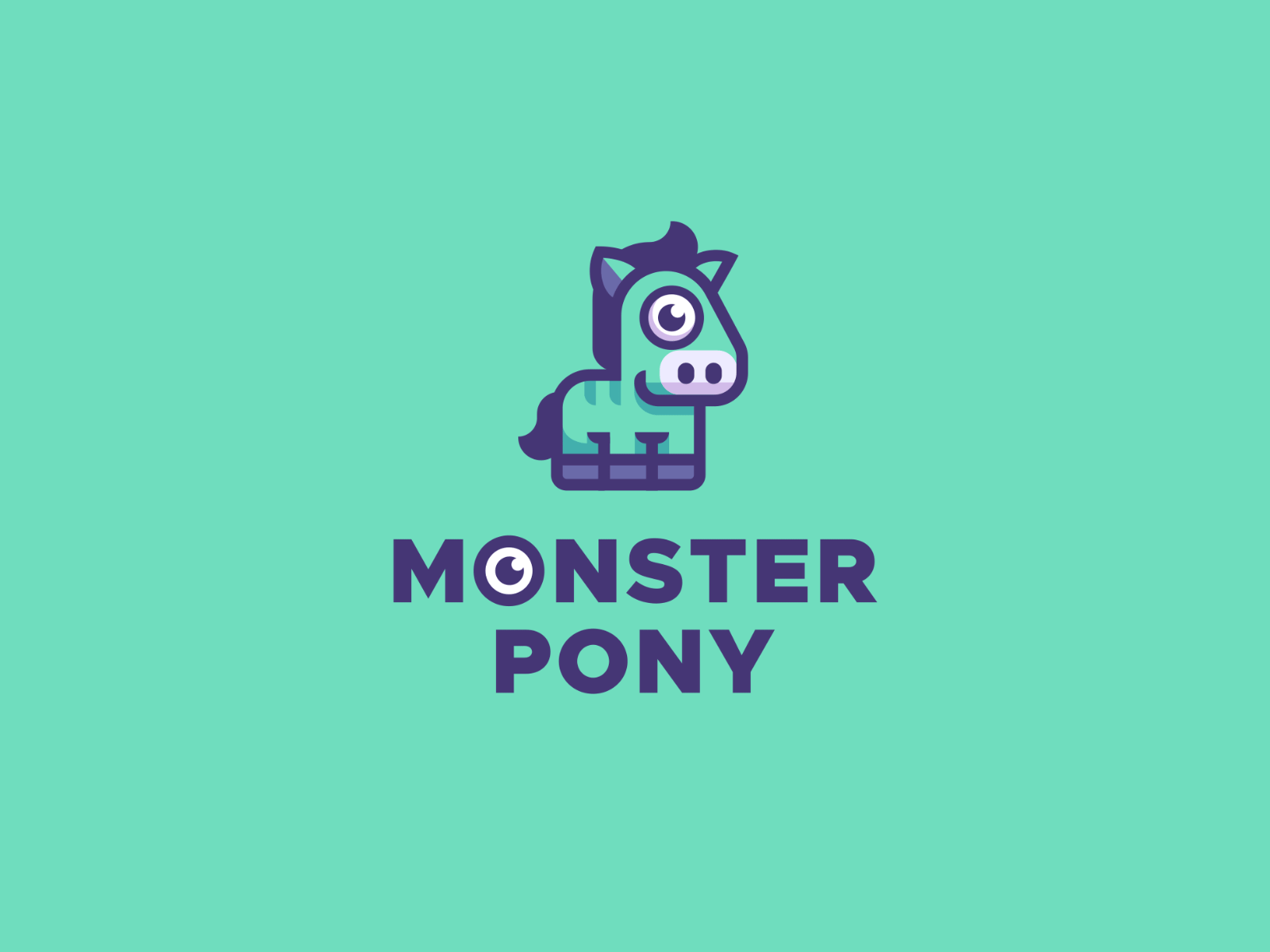 Monster Pony halloween kreatank creative branding brand identity visua.gif