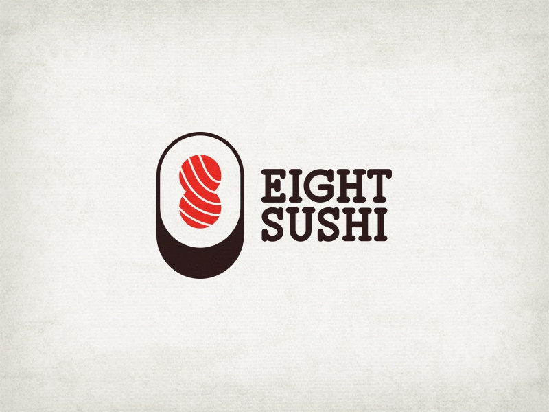 Eight Sushi sava stoic eight sushi food symbol mark logo.jpg