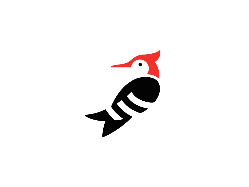 Joozle 2 sava stoic negative space bird animal woodpecker symbol mark.jpg