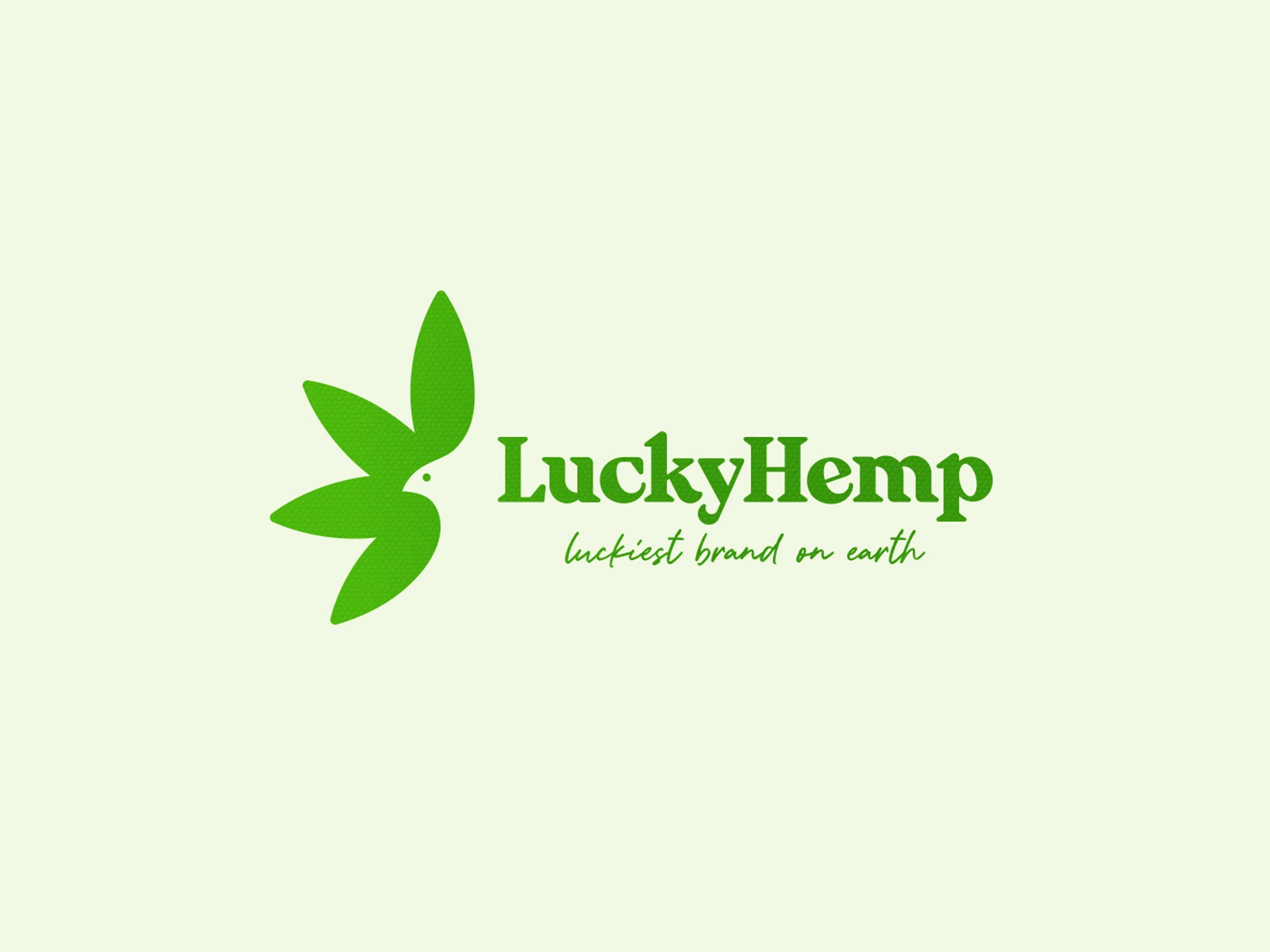 Lucky Hemp lucky bird hemp oil negative space logo negative space leaf.jpg
