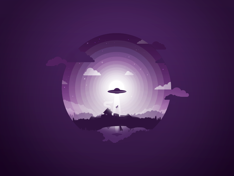 UFO vector river forest water negative landscape illustration trend pr.png