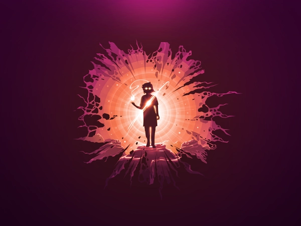 Wizard Girl eyes danger art artwork popular trend negative illustratio.webp