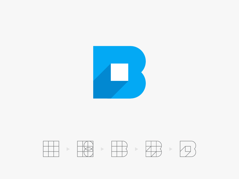 B pixel logo blue guideline grid icon logo shadow square 3d letter pix.png