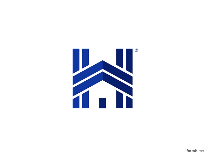 Haysom Logo negative space monoline monogram simple logodesign design.jpg
