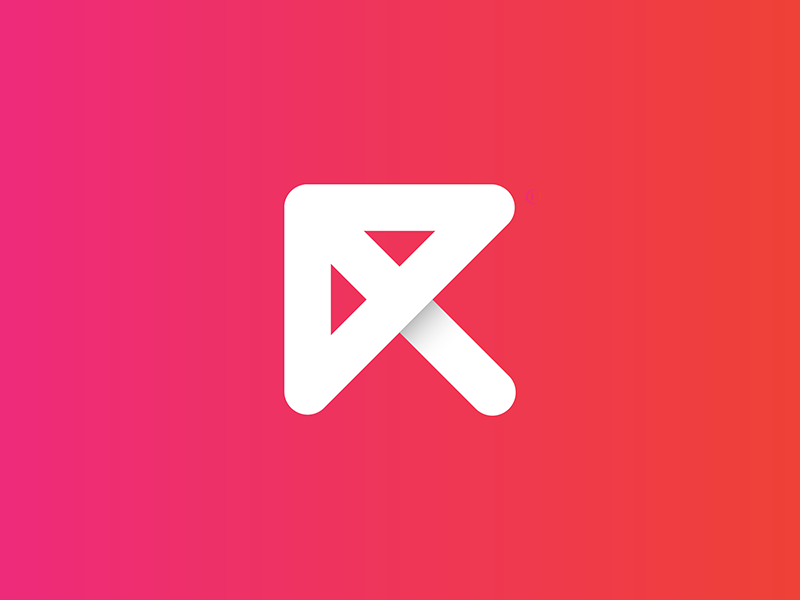 Rookie App Logo Design graphic design geometric logodesign minimal des.png