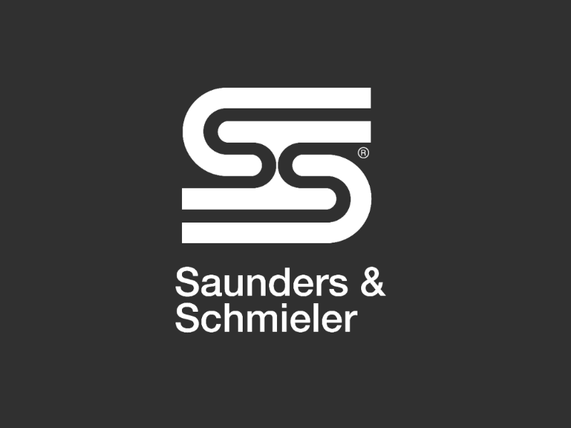 Saunders  Schmieler Logo black and white helvetica swiss style logo ss.png