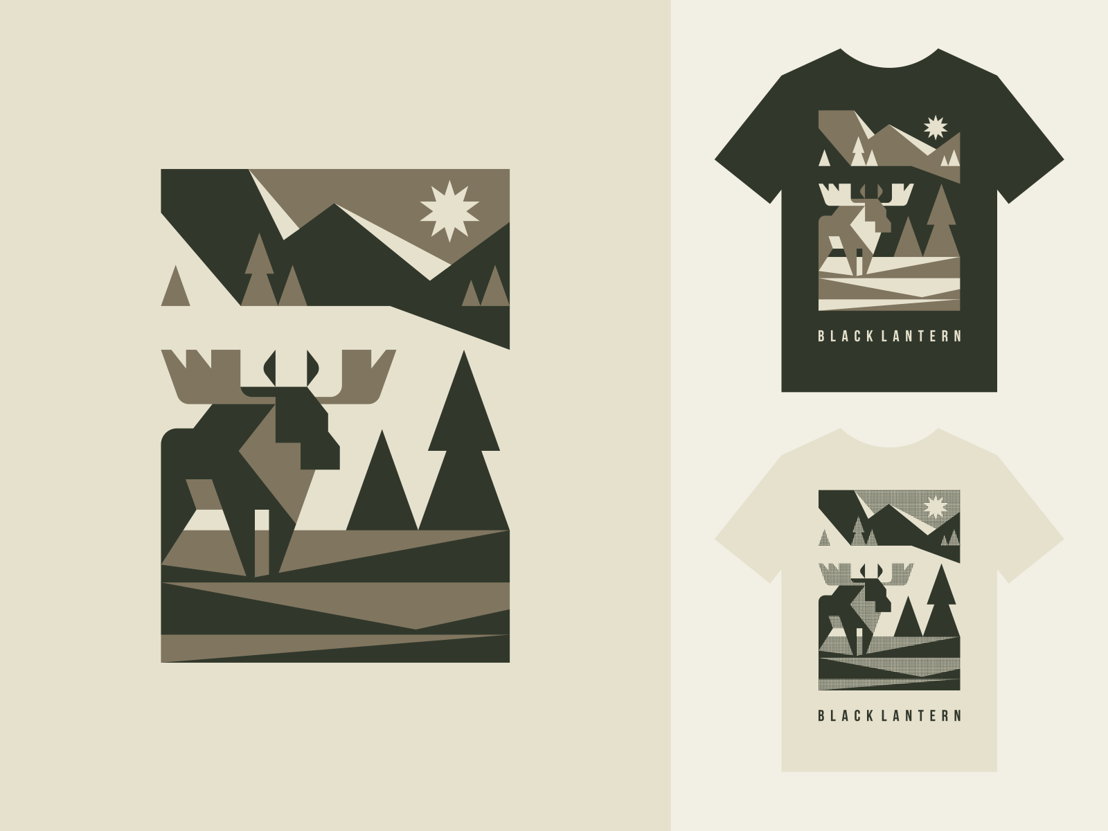Black Lantern Illustrations Pt. 1 landscape national park wild wildlif.png