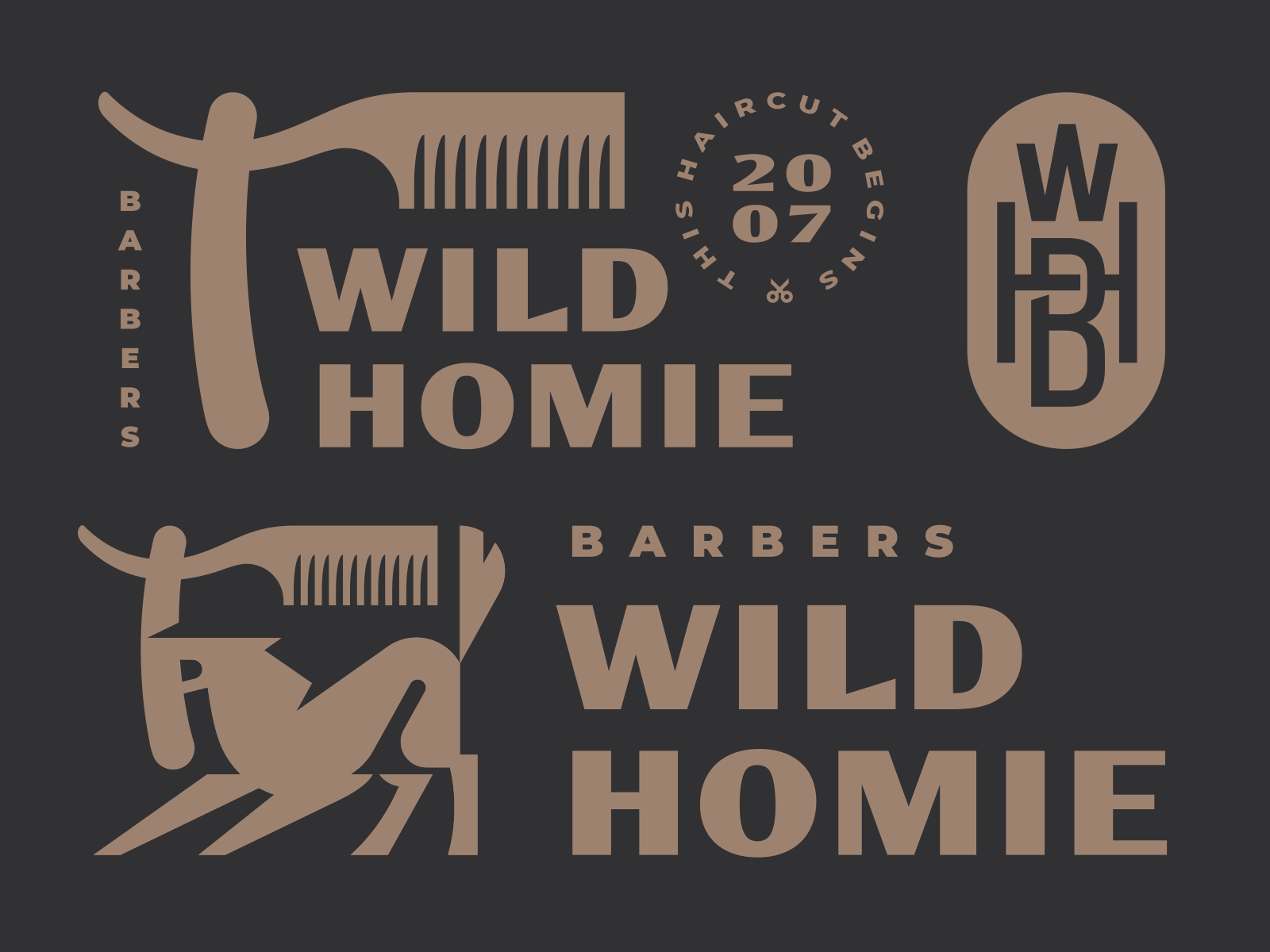 Wild Homie dark version wolf wild animal logo modern logo mascot logo.png