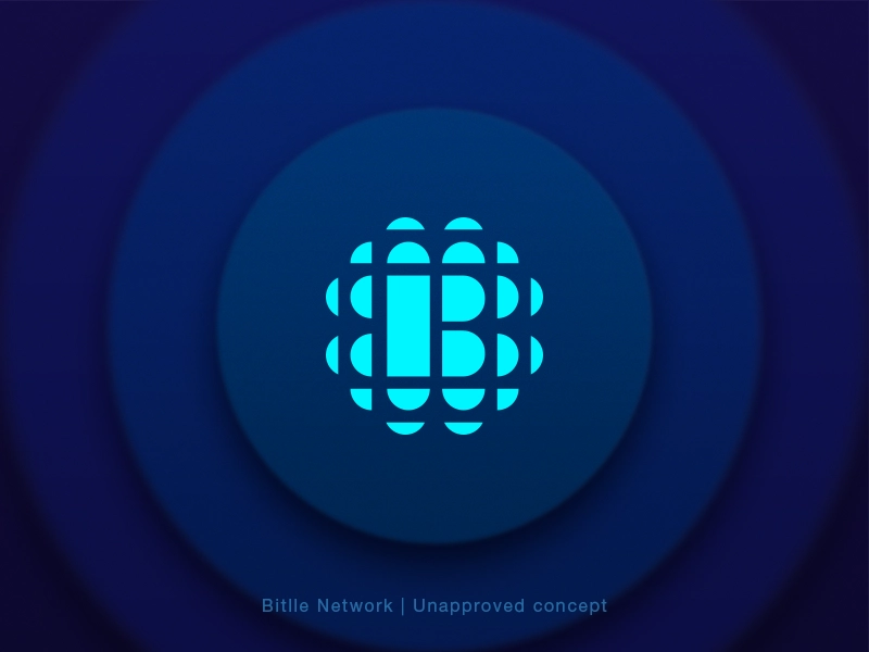 Bitlle Network  Unapproved Concept - 2 token blockchain branding conce.webp