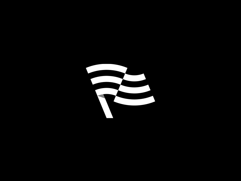 Flag + WiFi technology information wifi waves flag graphic design bran.webp