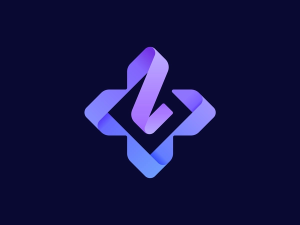 Laced Up Lauren approved logo sign branding identity 3d gradient lette.webp
