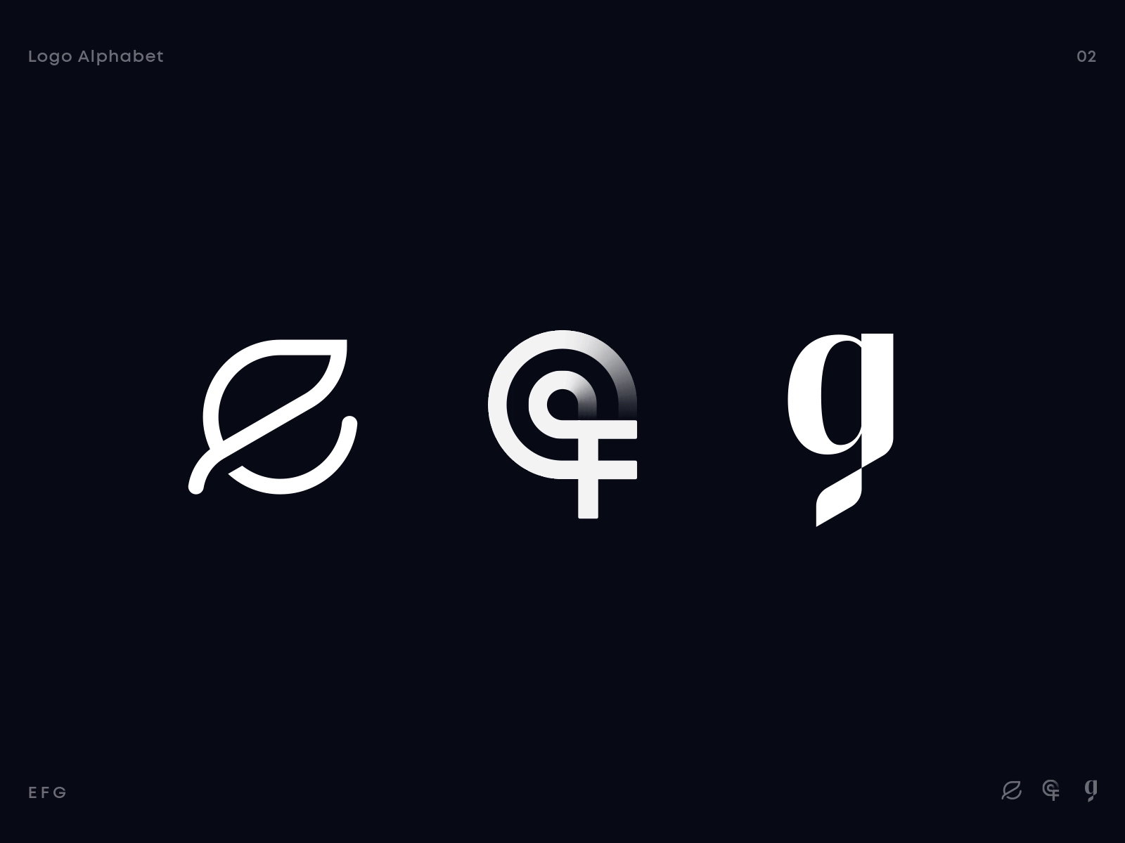 Logo Alphabet 02 natural tech load startup mark type typography letter.webp